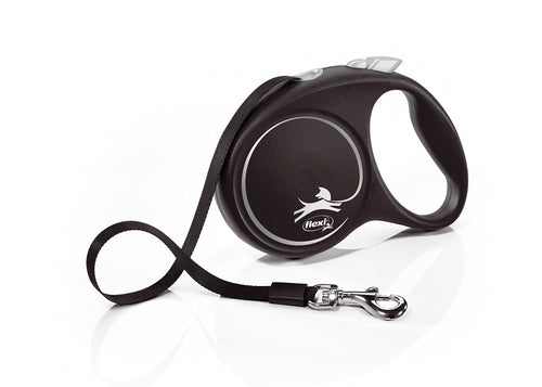 Flexi Fun Retractable Dog Leash (16 ft/5 m, Black)