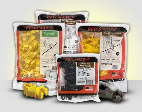 Red Snap'r® Electric Fence Heavy Duty Corner Post Insulators