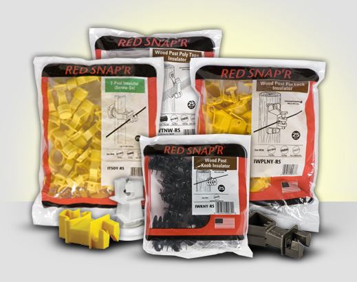 Red Snap'r® Electric Fence Heavy Duty Corner Post Insulators