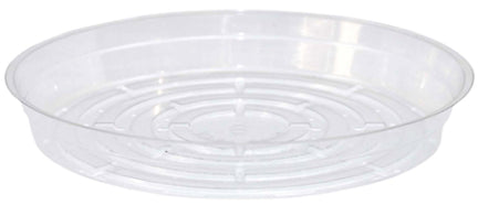 CLEAR VINLY  SAUCER  4 INCH