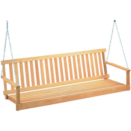 Jack Post Jennings 4 Ft. Natural Hardwood Swing with Chains